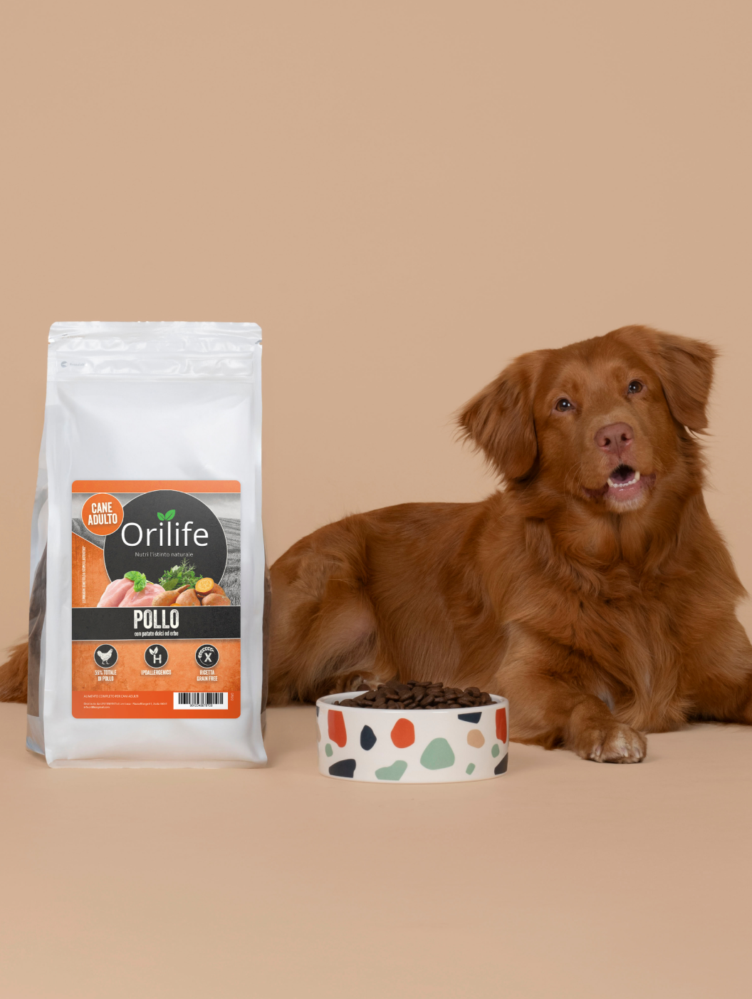 Pollo con patate dolci ed erbe