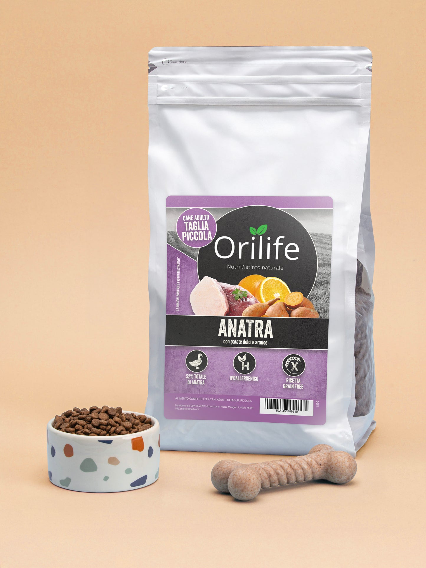 Anatra con patate dolci e arance