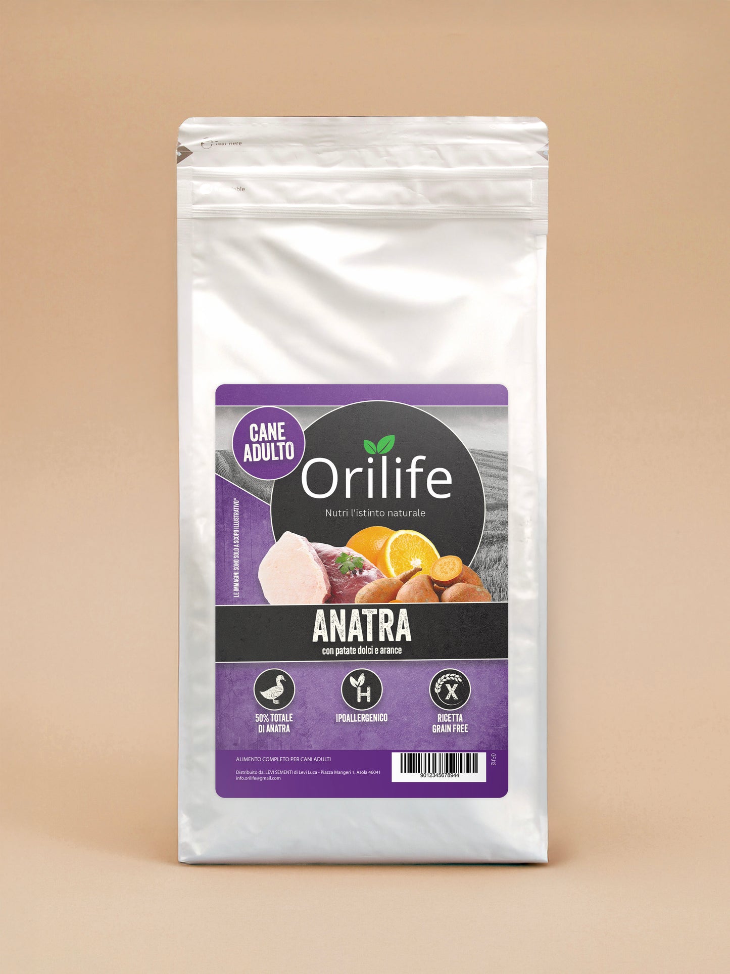 Anatra con patate dolci e arance