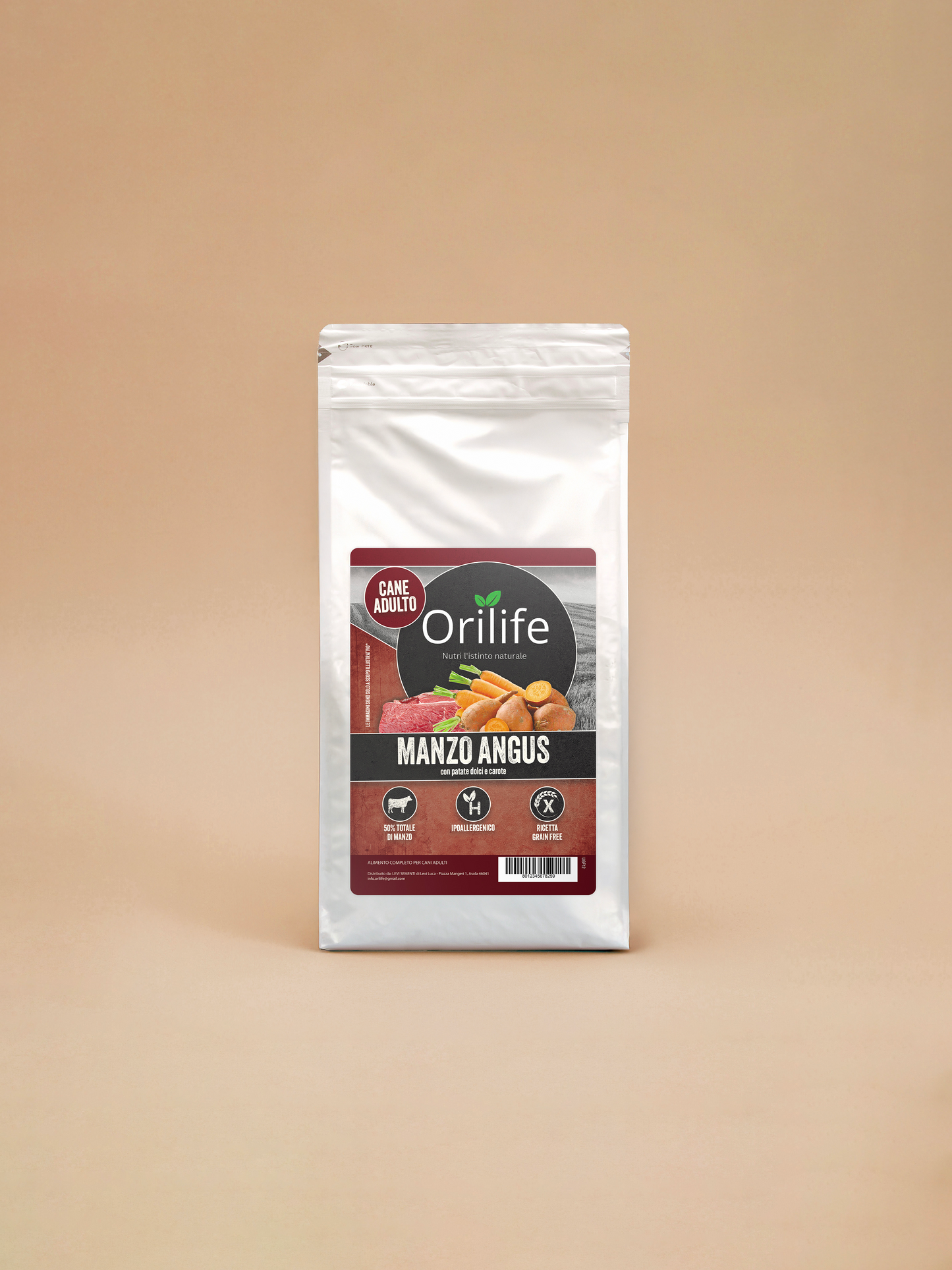 Manzo angus con patate dolci e carote