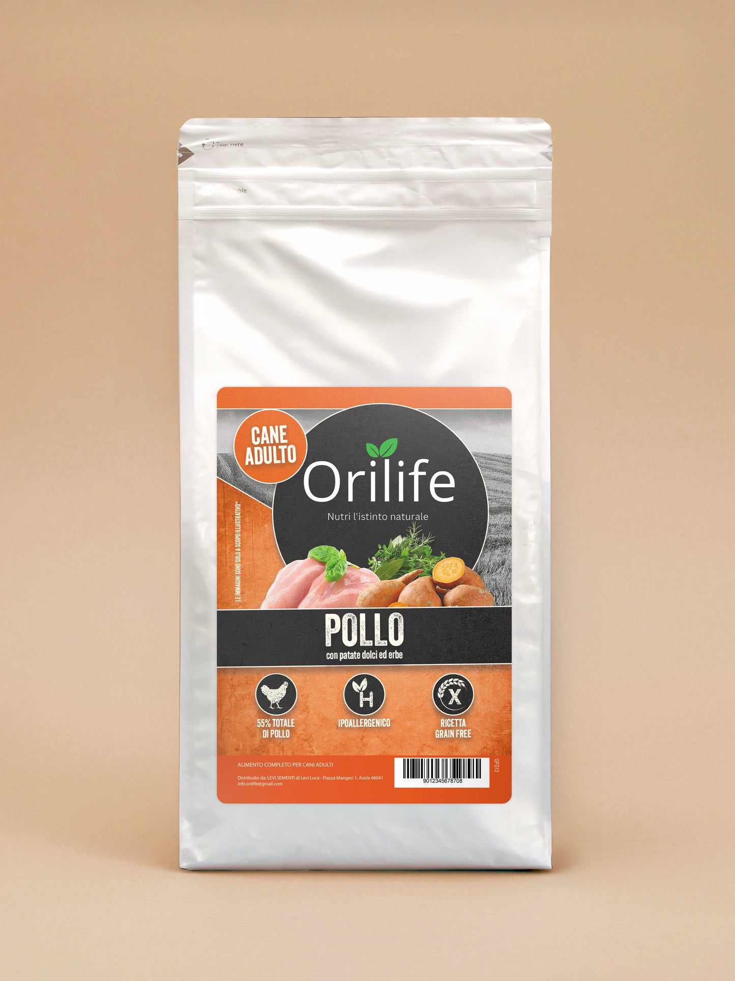 Pollo con patate dolci ed erbe