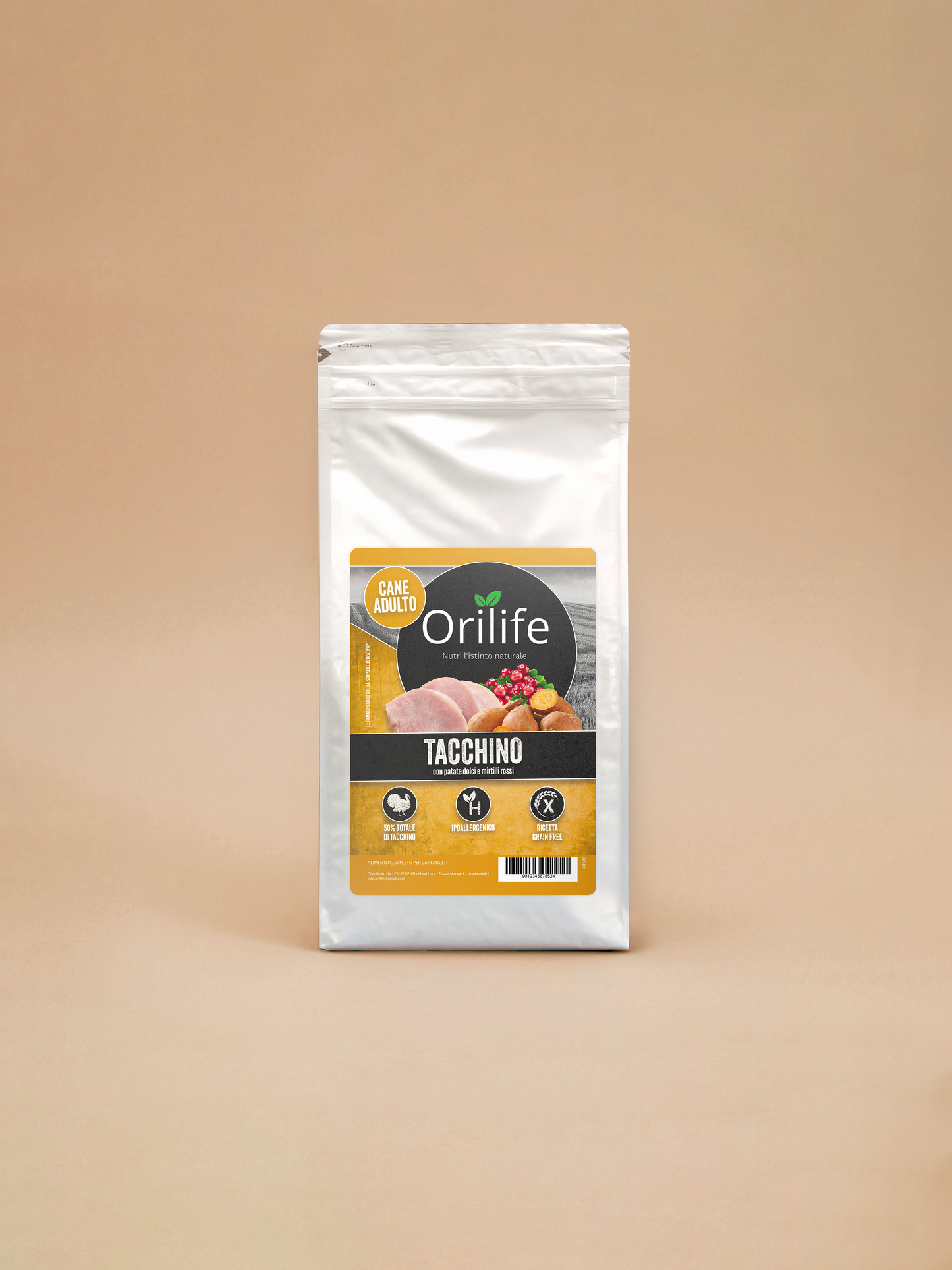 Tacchino con patate dolci e mirtilli rossi