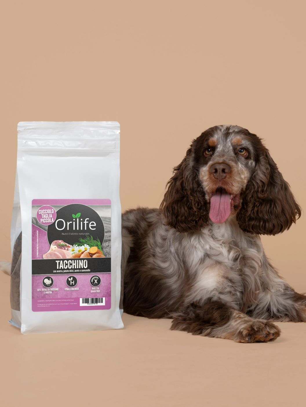 Tacchino con anatra patate dolci, aneto e camomilla