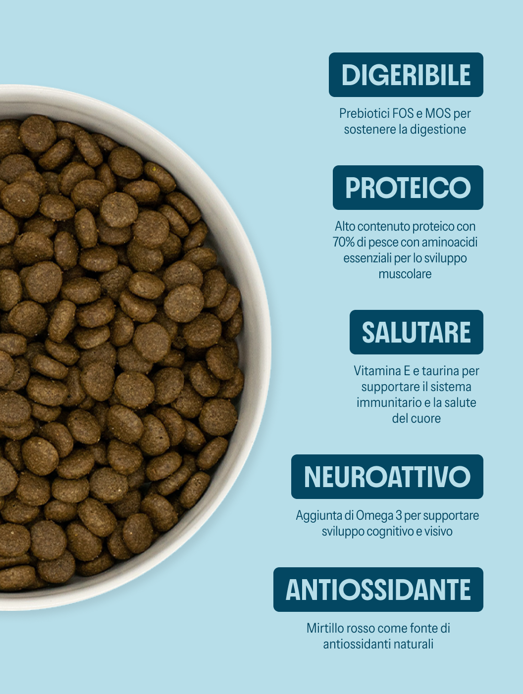 Pesce bianco con caviale di aringa