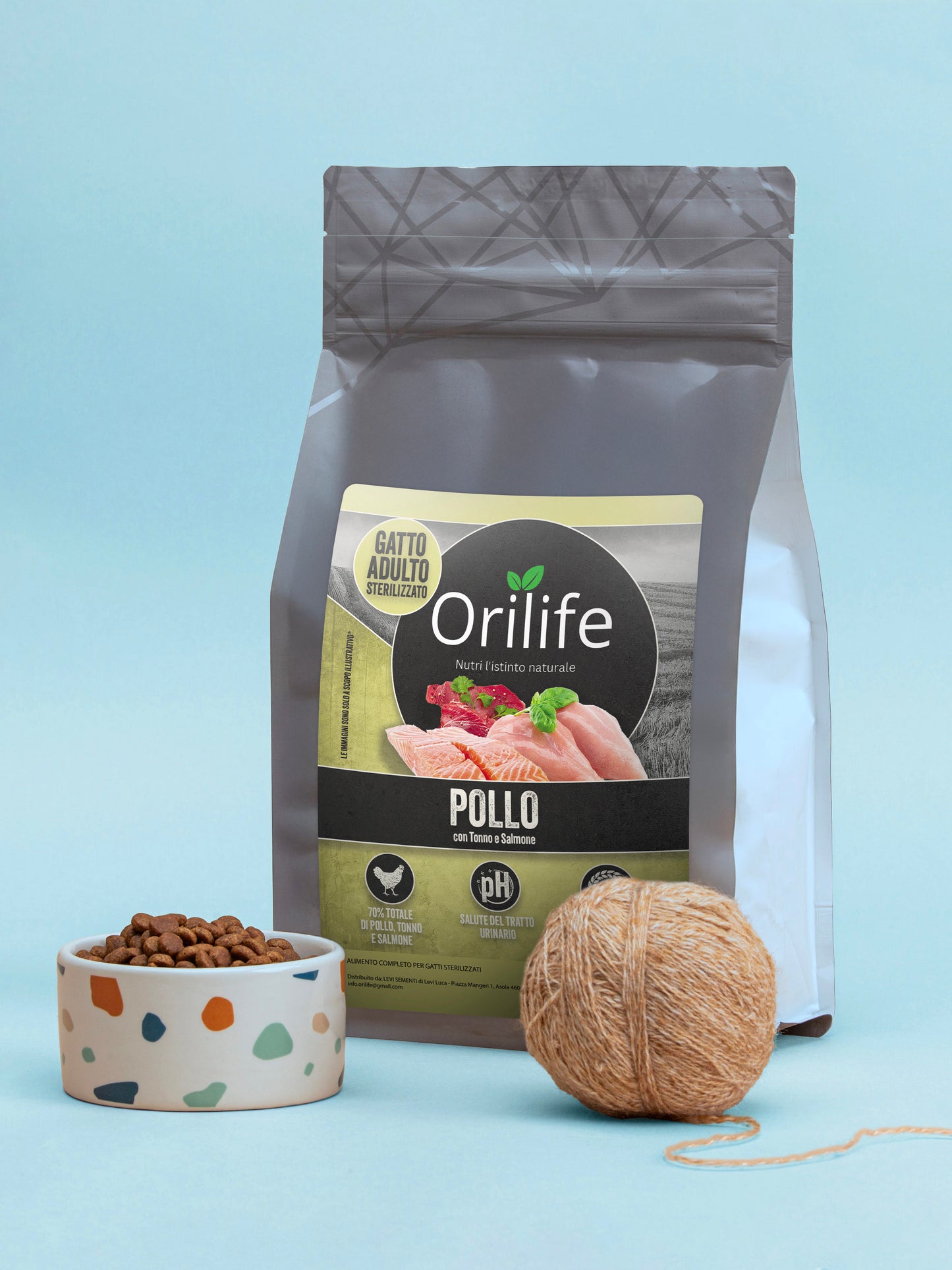 Pollo con tonno e salmone