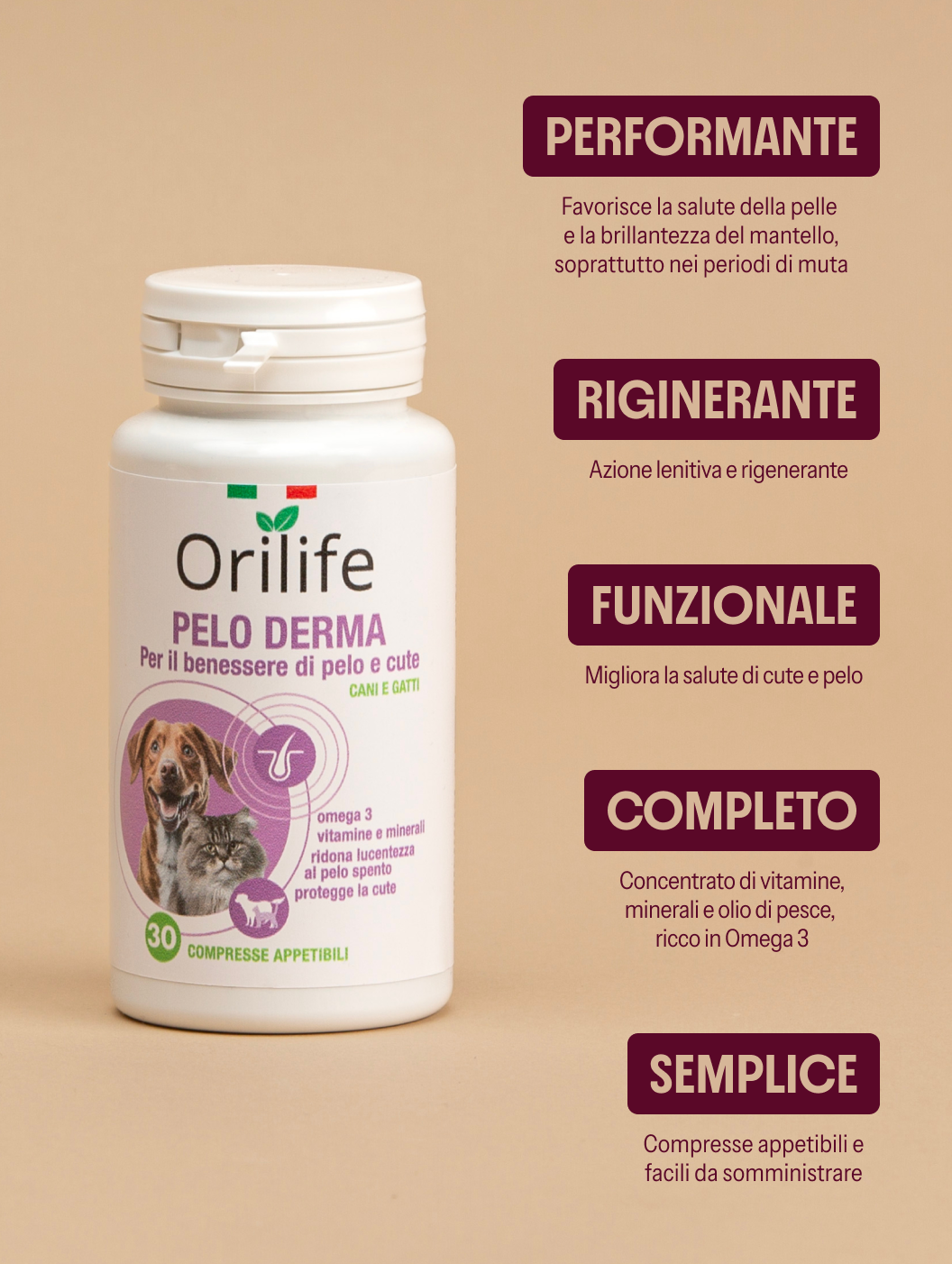 Integratore pelo derma