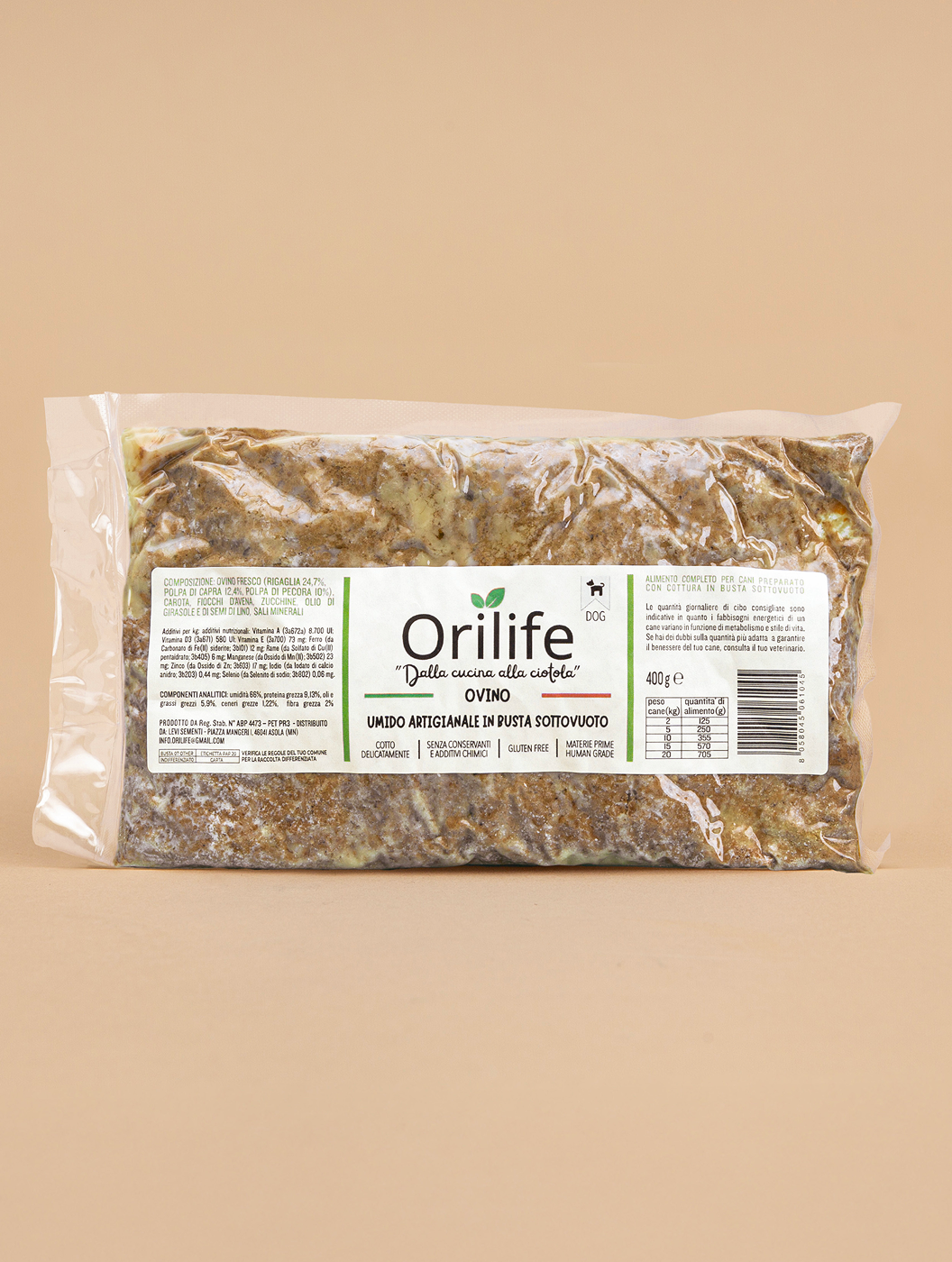 Ovino in busta sottovuoto