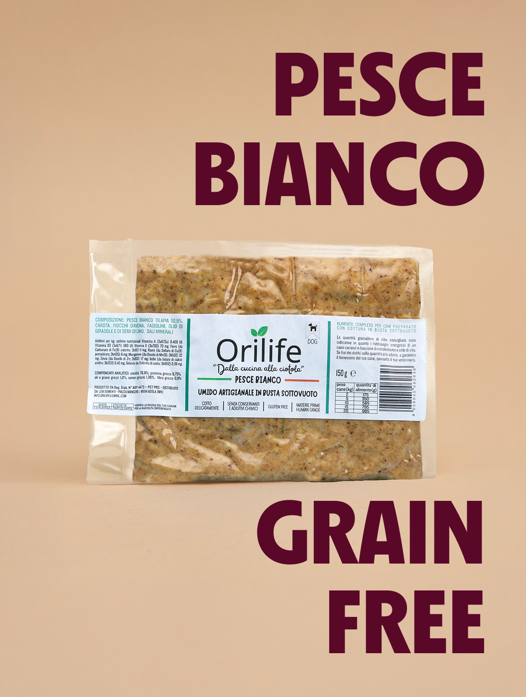 Pesce Bianco in busta sottovuoto