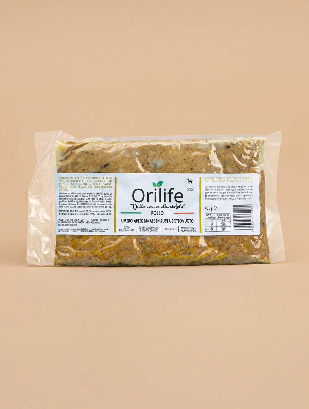 Pollo in busta sottovuoto