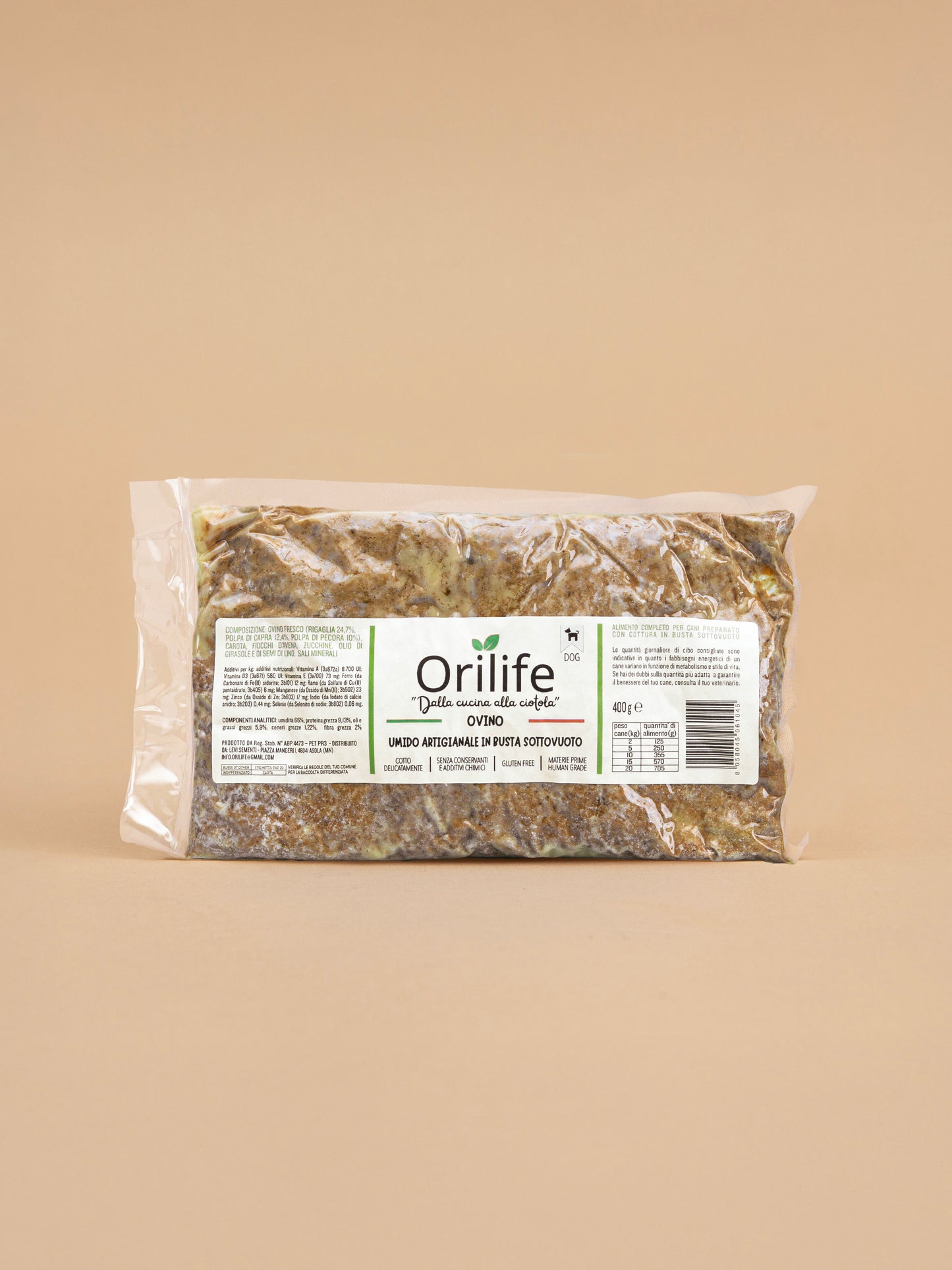 Ovino in busta sottovuoto