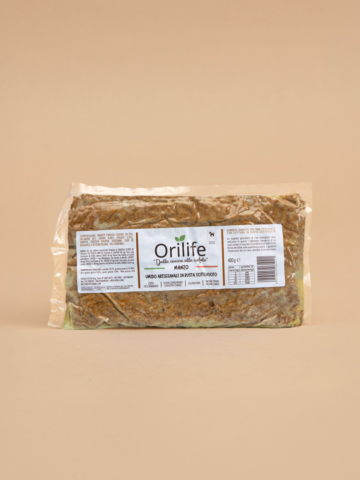 Manzo in busta sottovuoto