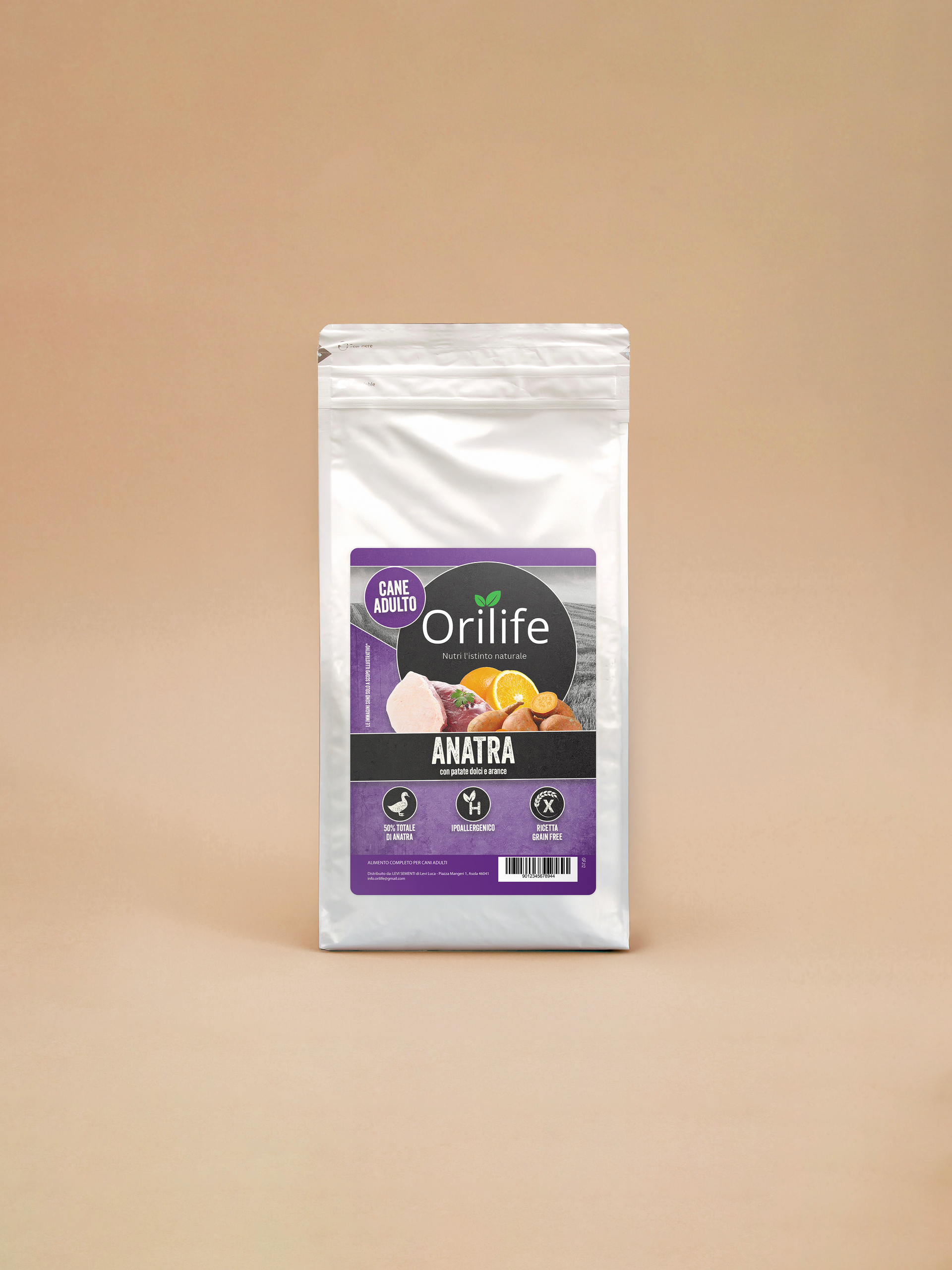 Anatra con patate dolci e arance