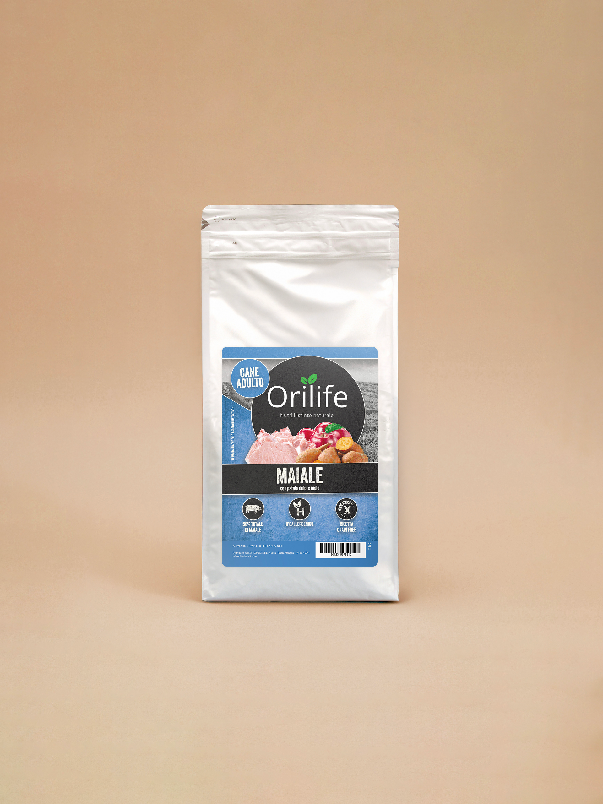 Maiale con patate dolci e mele