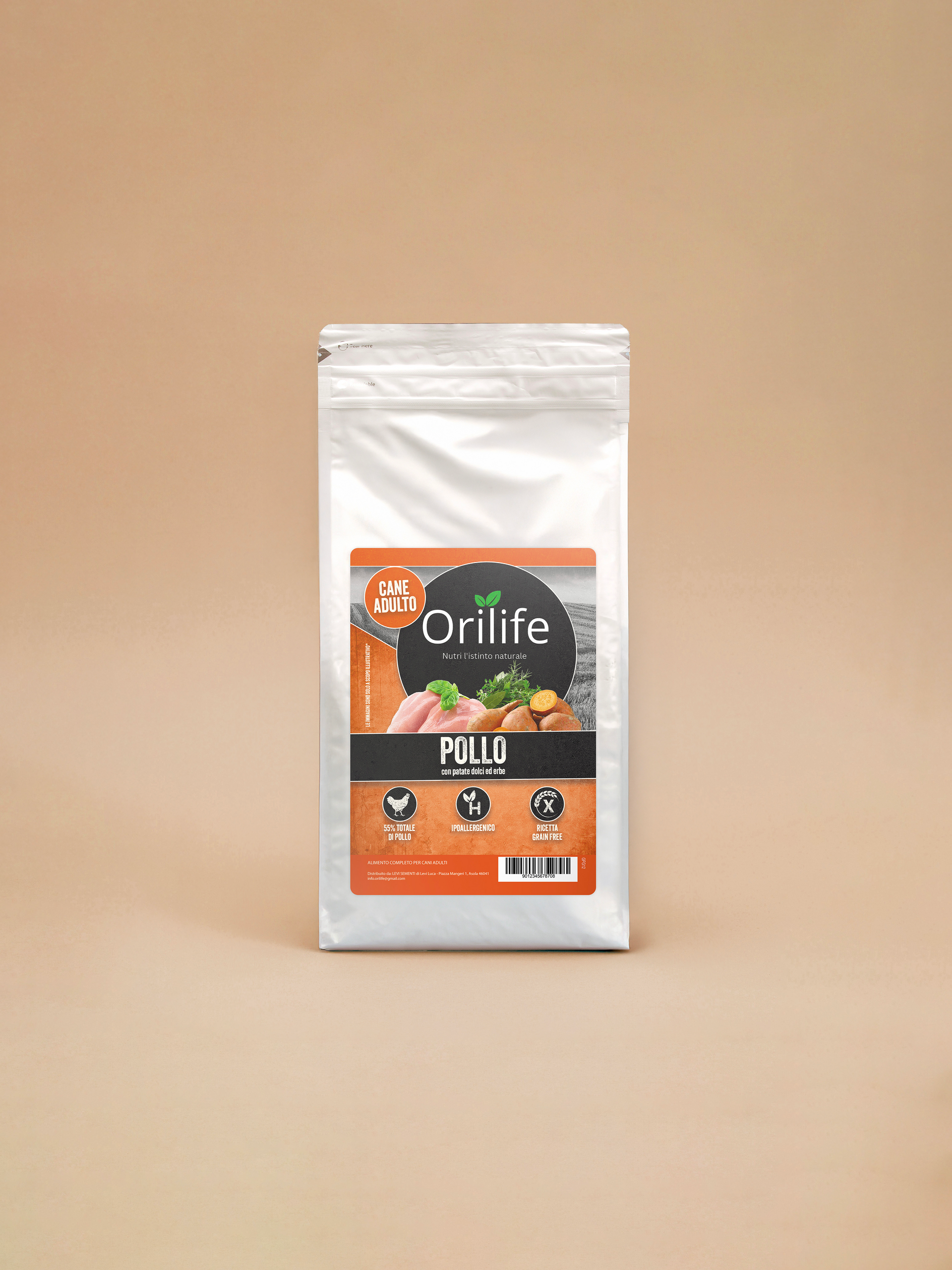 Pollo con patate dolci ed erbe