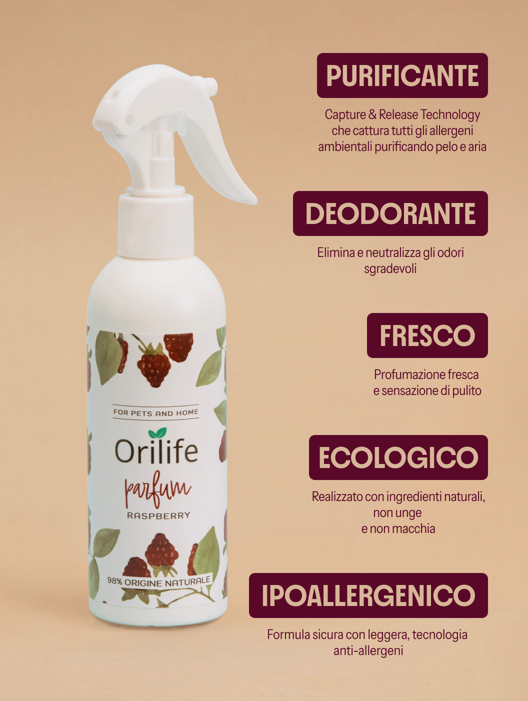 Profumo spray Raspberry