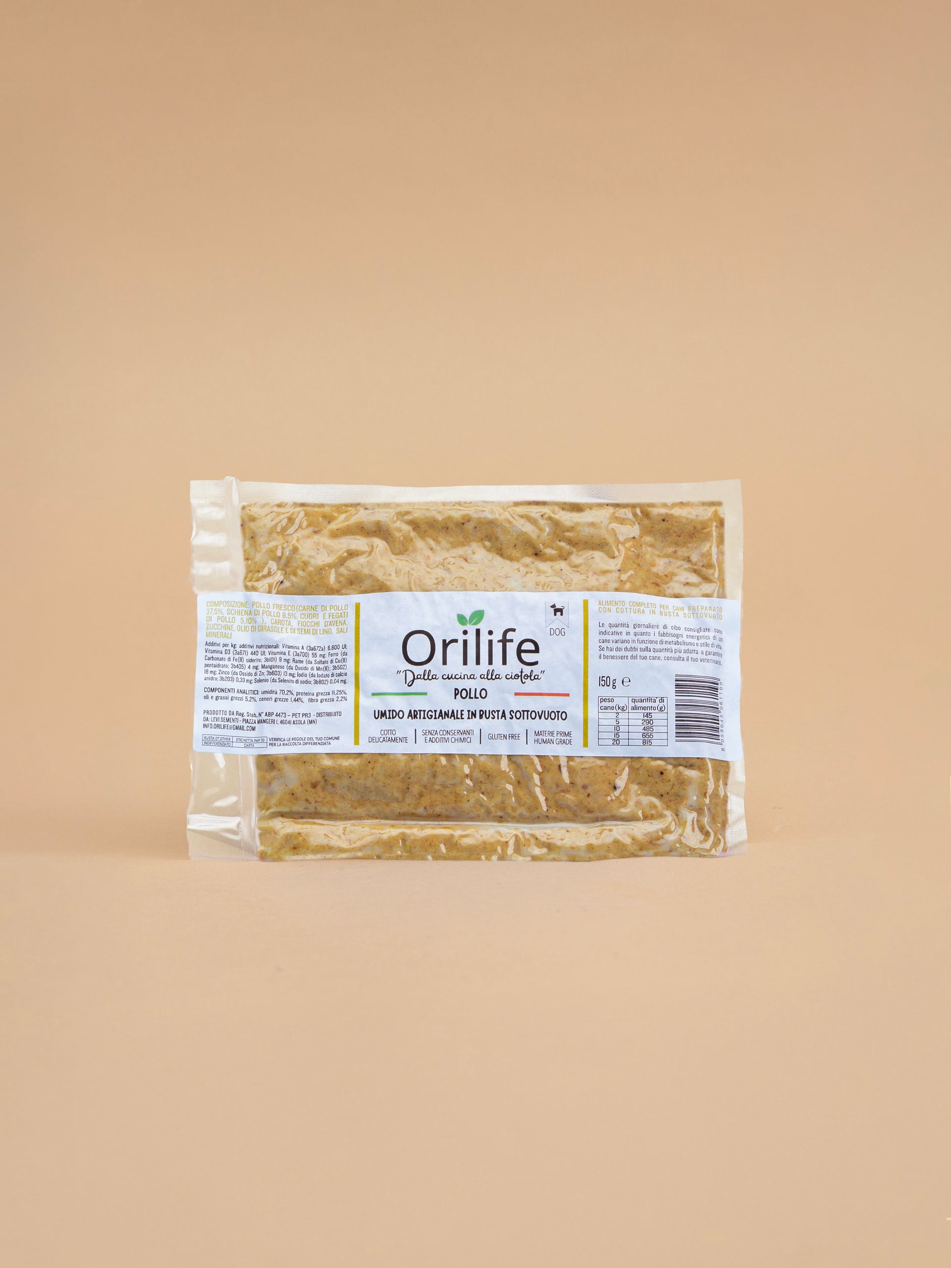 Pollo in busta sottovuoto