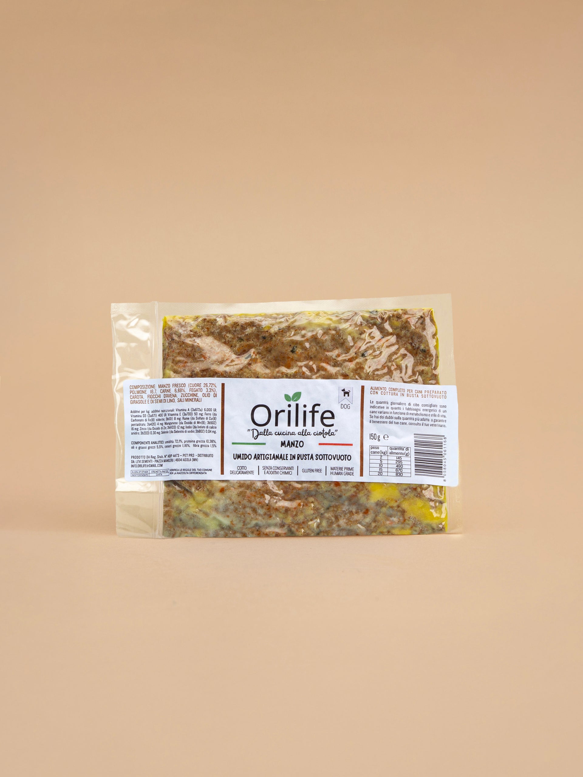 Manzo in busta sottovuoto