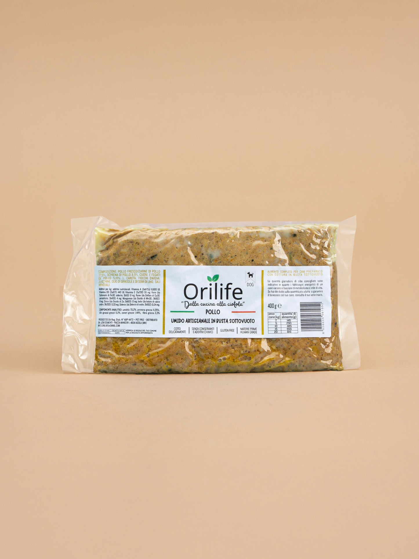 Pollo in busta sottovuoto