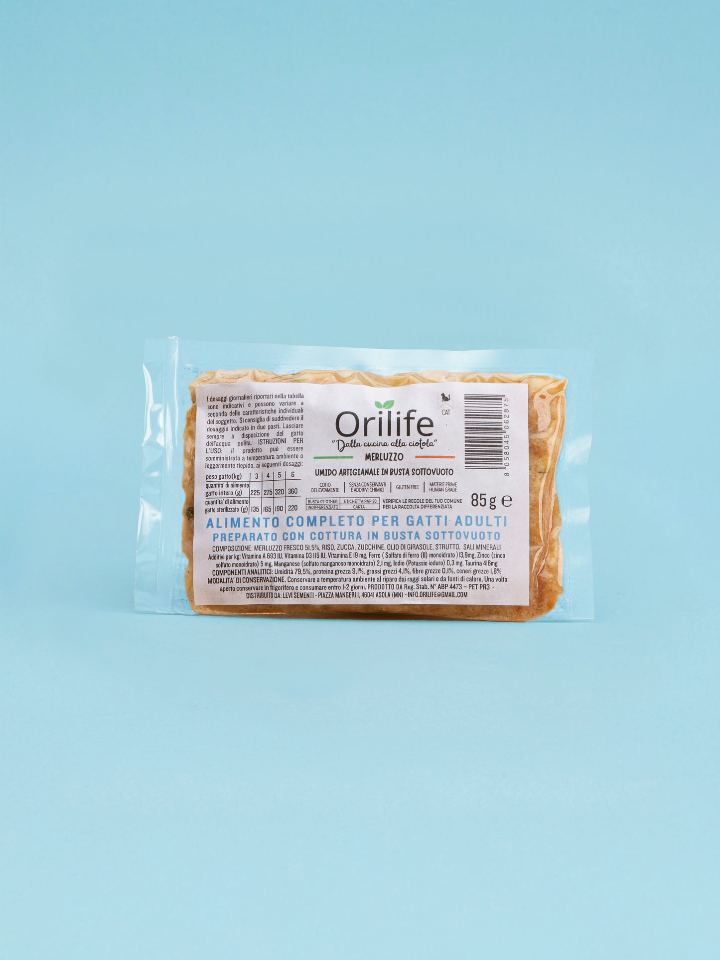 Merluzzo in busta sottovuoto