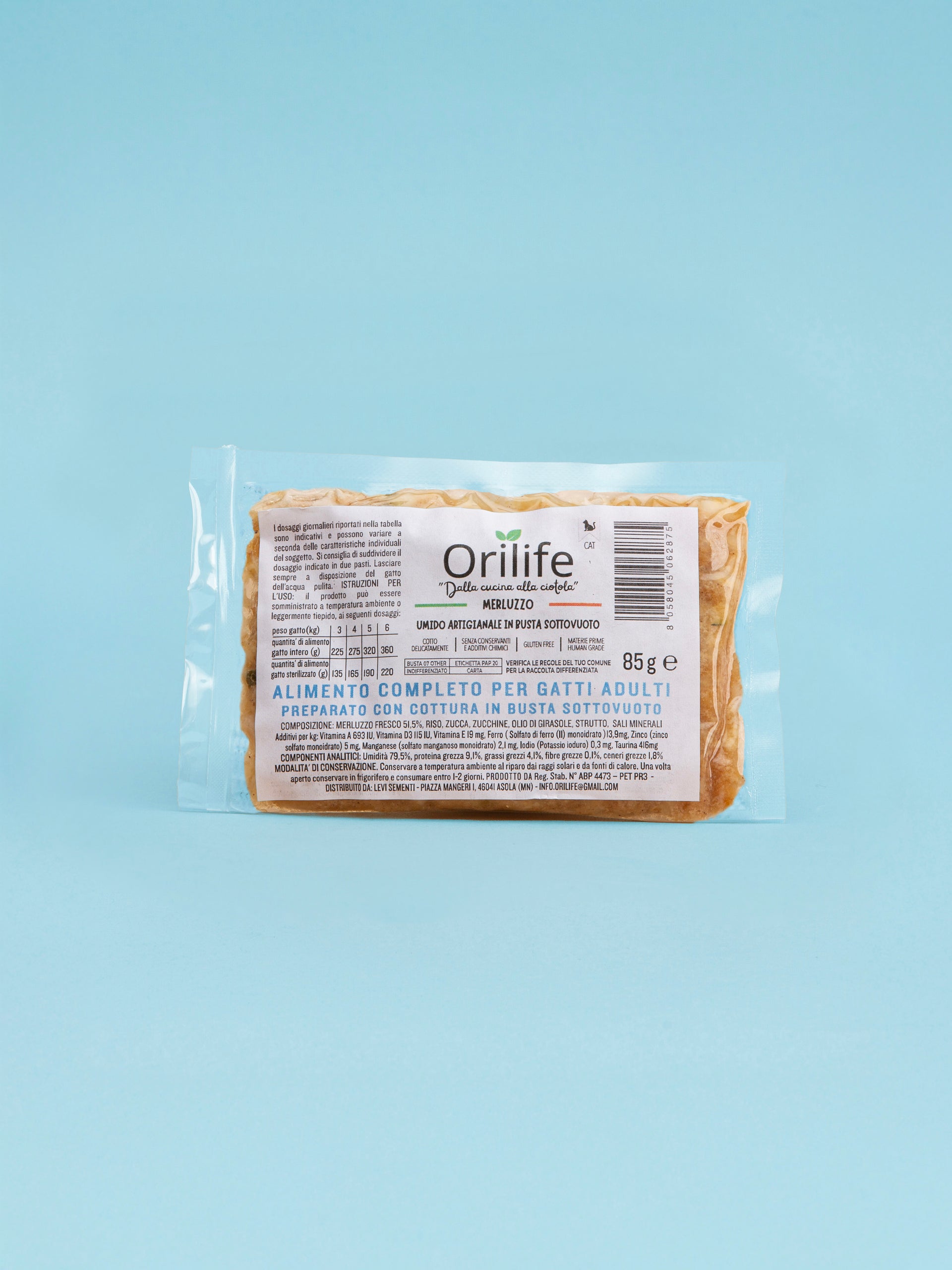 Merluzzo in busta sottovuoto